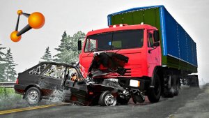 BeamNG Drive - Реалистичные автомобильные аварии и погони и ДТП. Бимка.