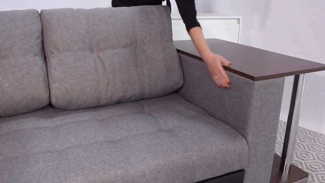 Угловой диван Атланта Фаворит, Серый {28196}, обзор смотреть онлайн