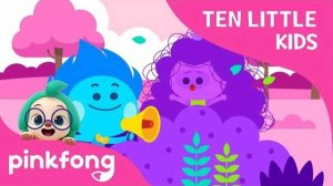 Ten Little Kids’ Hide-and-seek | Ten Little Kids Songs | Pinkfong Songs for Children