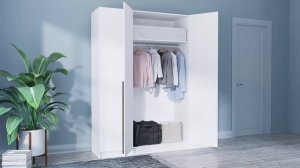 Шкаф 4-х створчатый 2000 Бастион, Белый. арт.4205280