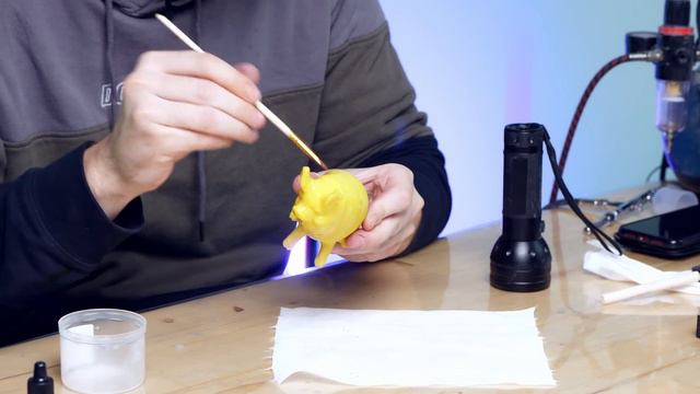 Как быстро получить гладкую поверхность? Постобработка 3D печатных изделий фотополимерной смолой!