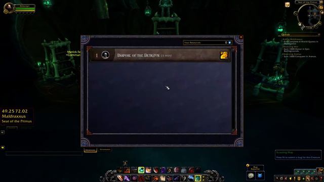 Scouting Map Location WoW Followers Table Necrolord смотреть онлайн