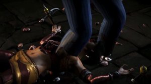 Mortal Kombat XL - All Characters Performs Tanya's Fatality - Bloody Boots
