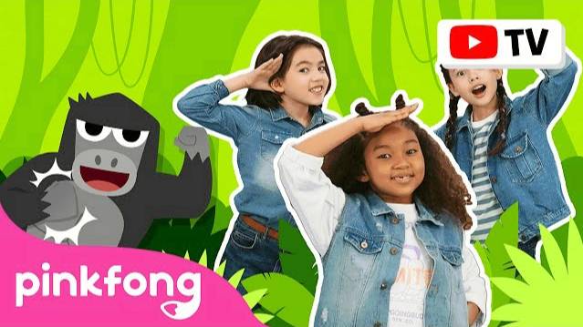 4K Jungle Boogie  Dance Along  Kids Rhymes  Lets Dance Together!  Pinkfong Songs for Kids