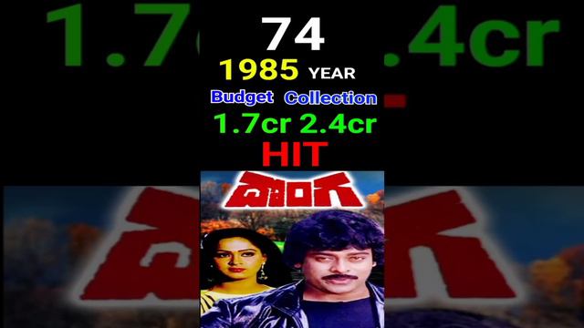 Mega Star Chiranjeevi All Hits SuperHits BlockBuster Industry Hit Movies List #chiranjeevi #megasta