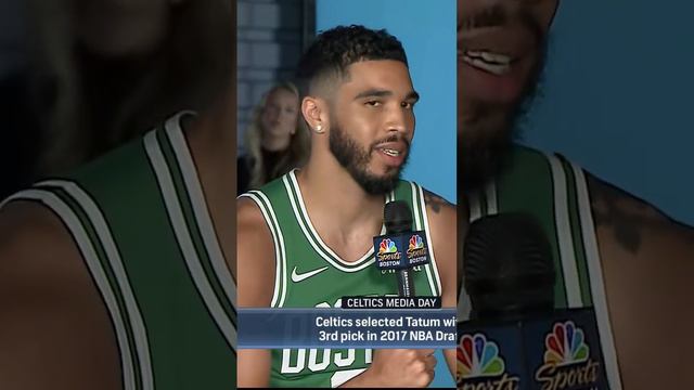 “You haven’t seen the best version of Jayson Tatum” - Tatum at Celtics Media Day!  | #Shorts