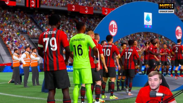 FIFA 22 Карьера Тренера за Милан - Исторический Финал Лиги Чемпионов Милан Ливерпуль #16