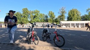 Велопутешествие в Петергоф на складных велосипедах (50км.)