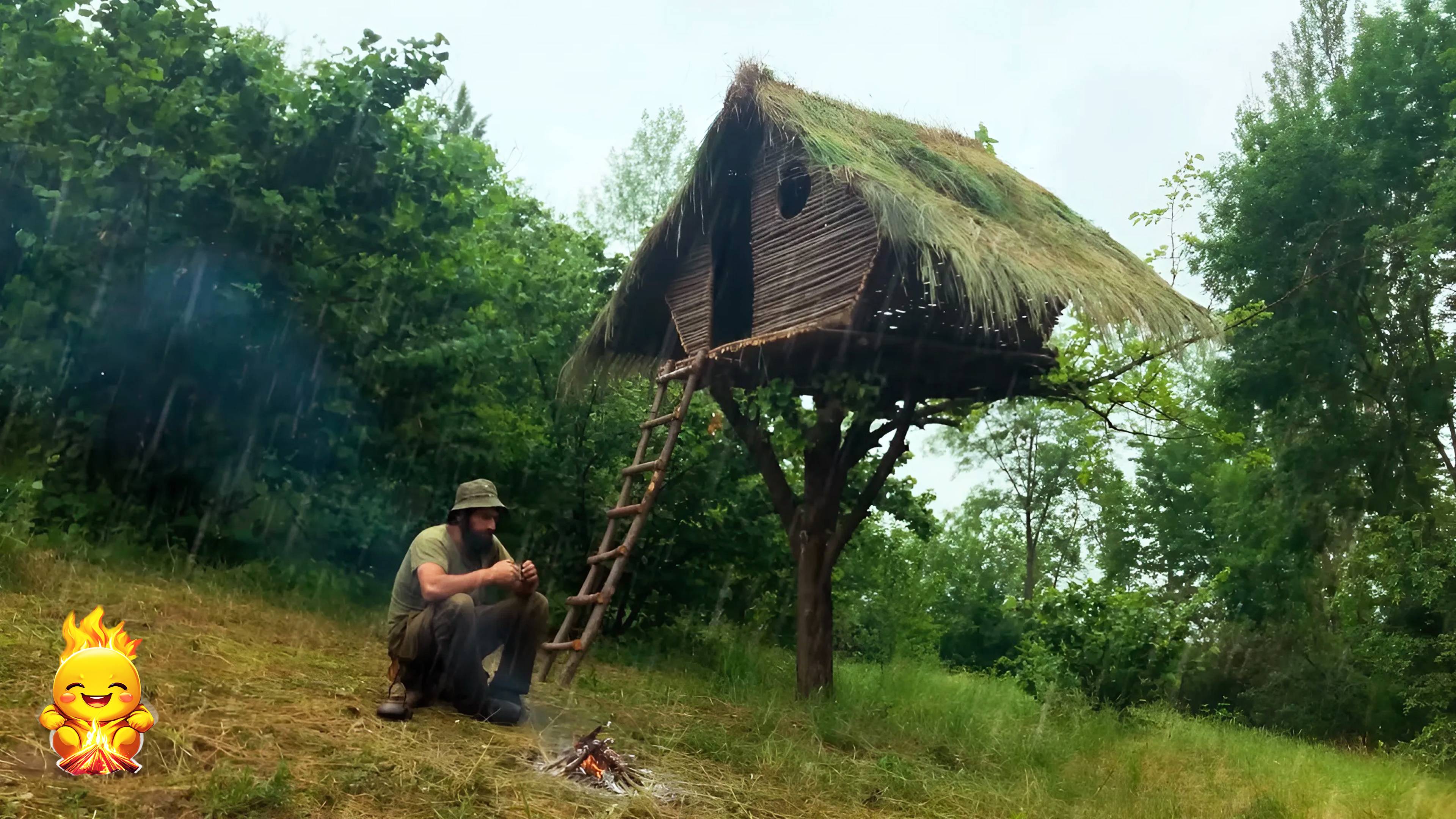 Я 30 дней строил дом на дереве, вот что произошло... смотреть онлайн