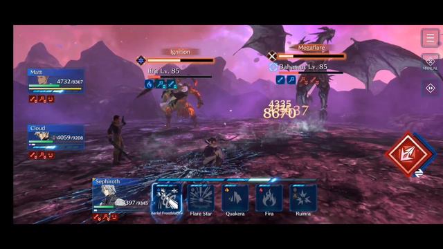 Final Fantasy VII Ever Crisis Trial of Ifrit & Bahamut Very Hard and Unlock