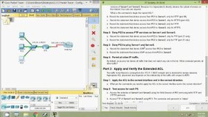 4.2.2.12 Packet Tracer - Configuring Extended ACLs Scenario 3