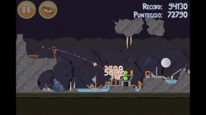 Angry Birds 15-6 Mighty Eagle Total Destruction Mine And Dine Walkthrough video tutorial