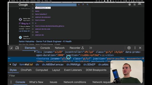 Advanced Web Automation JavaScript / TypeScript Course. Lesson 1 - JavaScript + Console. Recorders.