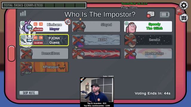 They Were Not Teammates?! - Among Us Town of Us Mod смотреть онлайн