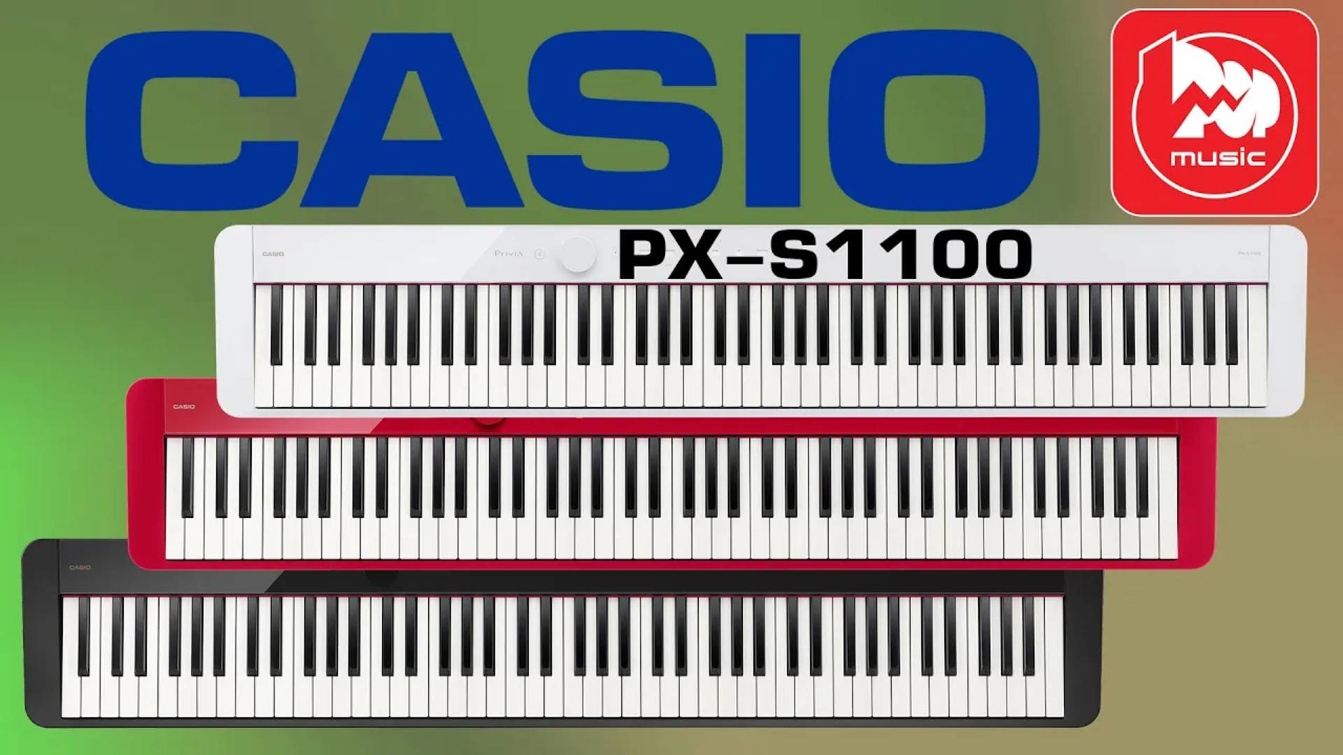 Цифровое пианино Casio PX-S1100 с Bluetooth