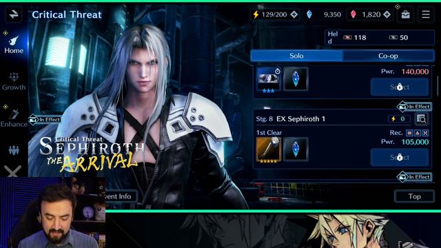 Ever Crisis FIRST BOX EVENT! Critical Threat Sephiroth Arrival Review (FF7 Ever Crisis)