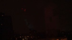 Ночная гроза в Москве 10.07.2022