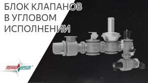 Блок клапанов газовых в угловом исполнении