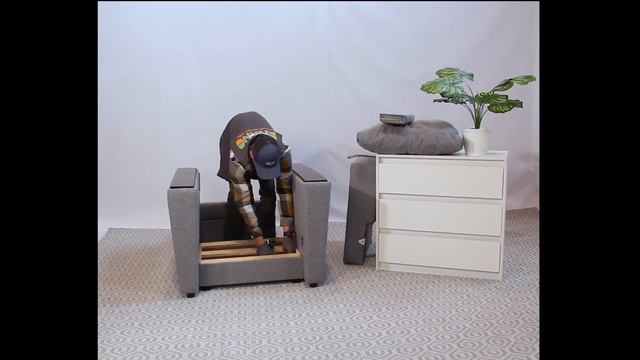 Кресло Дубай Майами, Серый {135127}, сборка смотреть онлайн