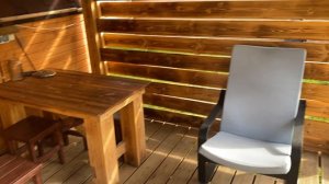 Красивая терраса и Квадро баня