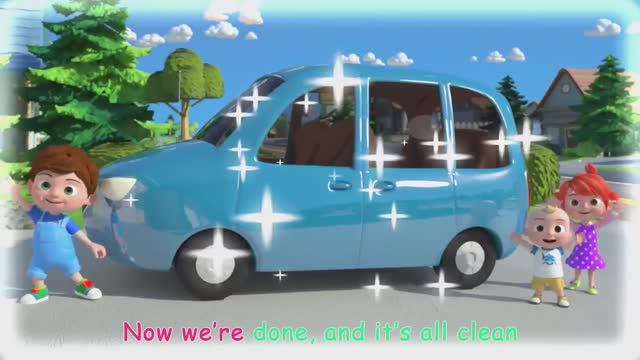 Детская песня " Вместе моем семейную машину (полная версия) " на английском языке