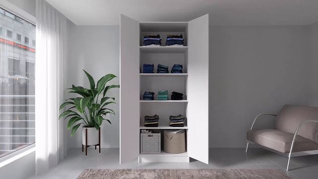 Шкаф Бастион, Белый. арт.4205311 смотреть онлайн