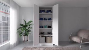 Шкаф Бастион, Белый. арт.4205311