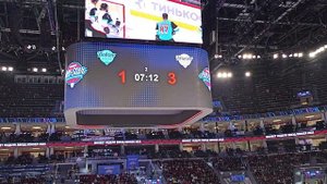 вид с 19го ряда трибуны СКА Арены