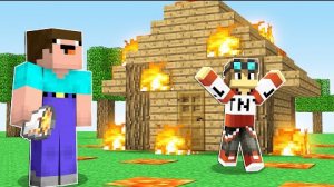 НУБ И 7 ПРАНКОВ НАД ГРИФЕРОМ В МАЙНКРАФТ ! НУБИК В ГОРОДЕ И ТРОЛЛИНГ ЛОВУШКА В MINECRAFT Дак Плей