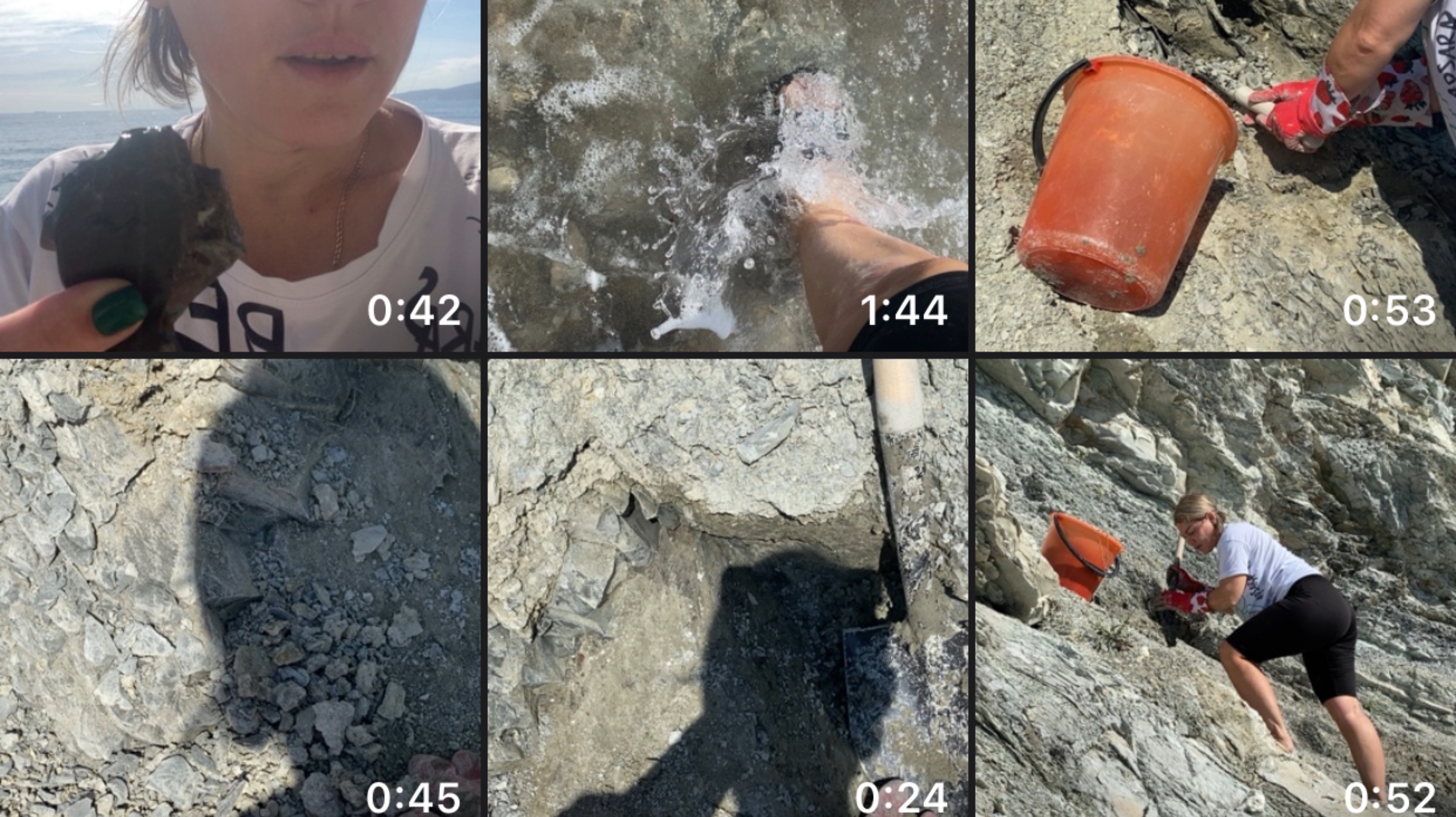 Влог. Добыча Южного берега, голубая глина. Чёрное море. 22 сентября) смотреть онлайн