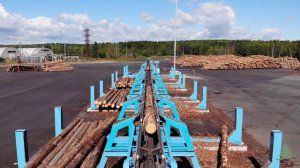 Линия сортировки ОАО Русский Лесной Альянс Карелия