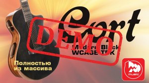 Гитара Cort Modern Black WCASE TBK - демонстрация звучания