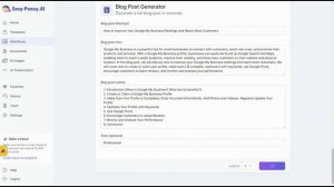 EASY-PEASY AI content generator review