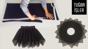 Широкая юбка и туника: выкройка и пошив | Tuğba İşler