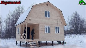 Баня под ключ с мансардой
