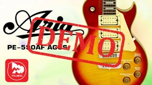 Электрогитара ARIA PE-590AF AGCS - демонстрация звучания