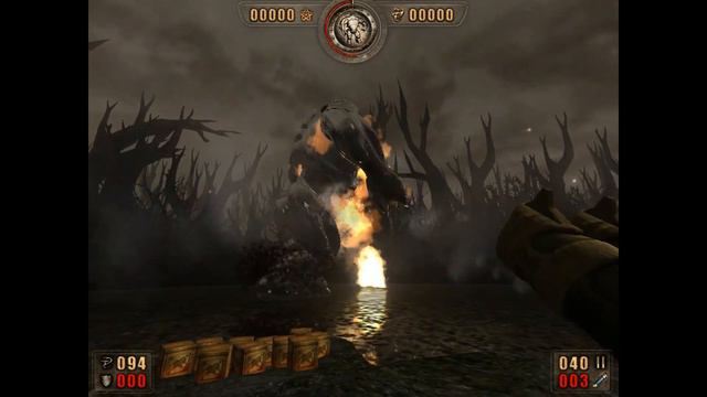 Игра Painkiller ( Часть 6) Босс "Болотная тварь"