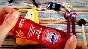АСМР МАССАЖ БАНАНЧИКУ 🍌👐 ASMR spa for silicone banana🍌 mouth sounds ♥