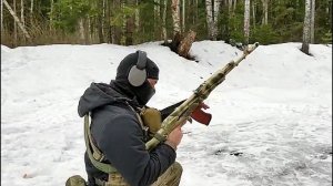 САЙГА-МК 5,45 исп.30 | Стрельба с неудобного плеча | SAIGA-MK 5,45 isp.30