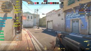 Ryzen 5 5600g Vega 7 test Counter Strike 2 / CS2