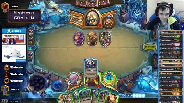 Hearthstone: The new miracle vanish (miracle rogue) смотреть онлайн