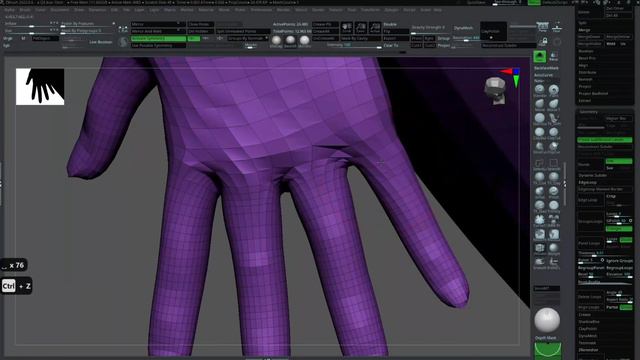 09. Topology, Bone Structure And Polygrouping 1