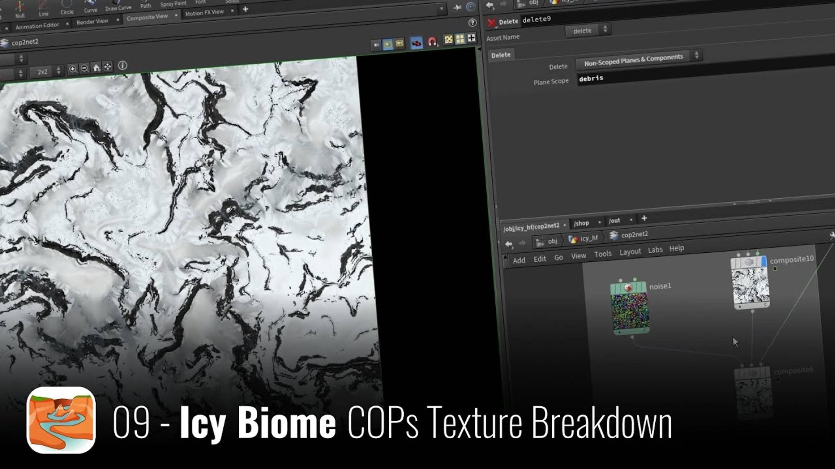 Terrain Handbook 09  Icy Biome  COPs Texture Breakdown