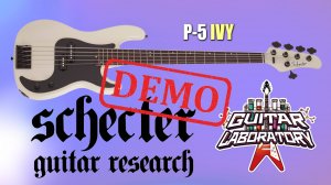 Бас-гитара SCHECTER P-5 IVY - демонстрация звучания