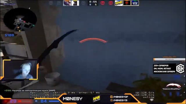 300 iq момент от S1mpl'a на турнире/M0nesy удивляет всех на Fpl/Топ моменты cs go