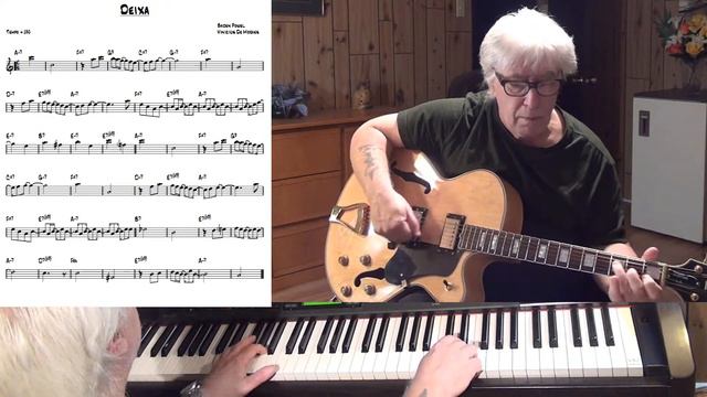 Deixa - bossa guitar & piano cover ( Baden Powel & Vinicius De Moraes ) смотреть онлайн