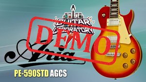 Электрогитара ARIA PE-590STD AGCS - демонстрация звучания