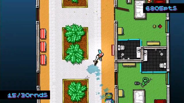 прохождение уровня Clean Hit Hotline Miami (без комментариев)