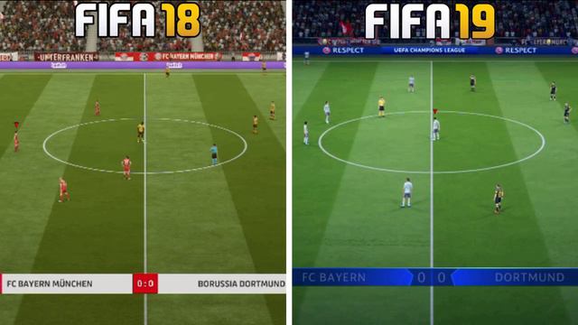 FIFA 18 VS FIFA 19 | Gameplay Comparison смотреть онлайн
