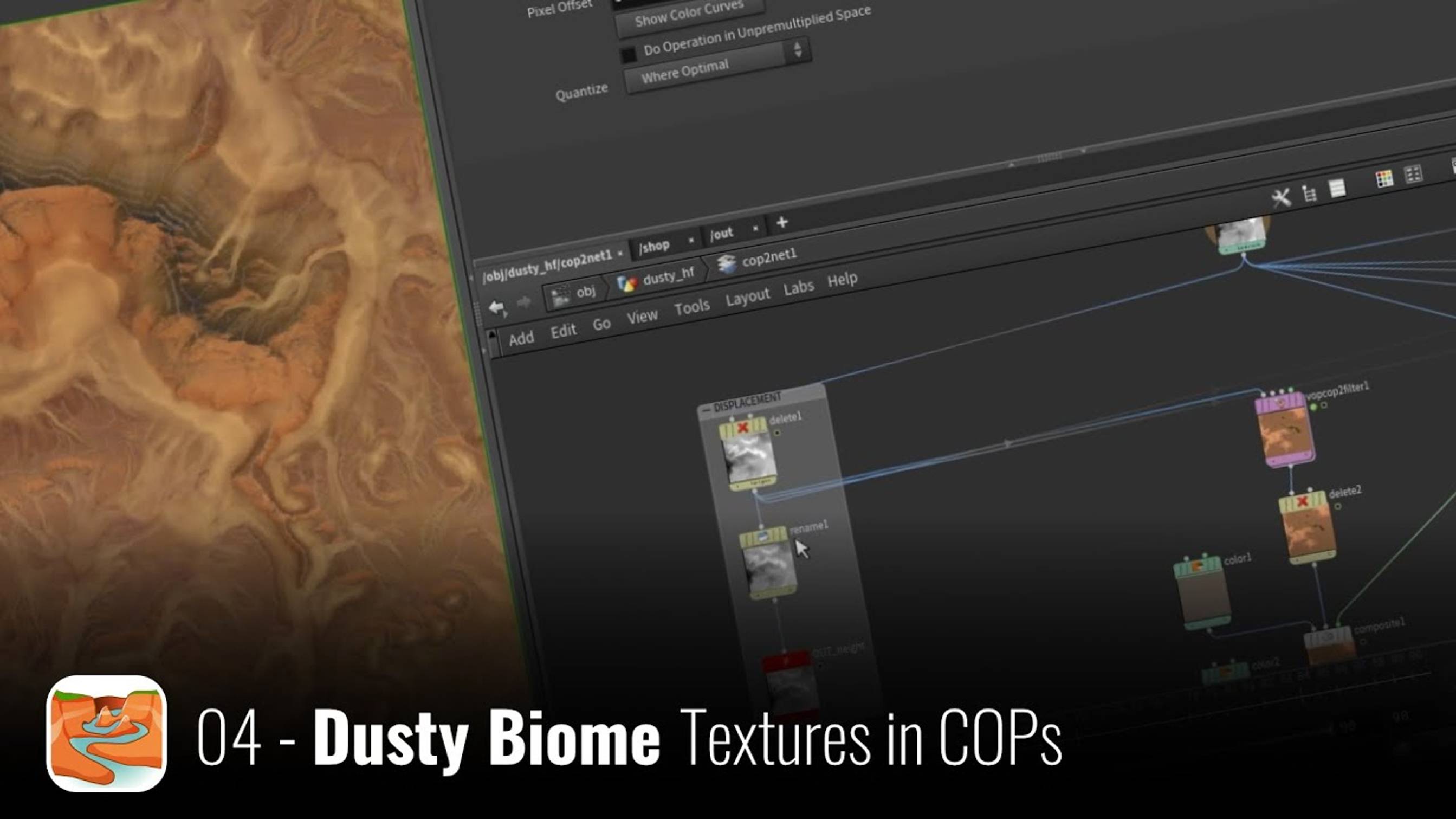 Terrain Handbook 04  Dusty Biome  Textures in COPs